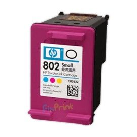 Cartridge LOOSEPACK 802 Tri-Color CH562ZZ (Tanpa Box), Tinta Printer HP Deskjet 1000 1010 1011 1050 1510 1511 2000 2050 3000 3050 All-in-One Original HP