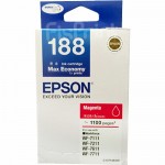 Original Cartridge Tinta Epson 188 T188 T1881 Magenta, Tinta Printer Epson WF7711 WF7611 WF7211 WF7111 WF7620 WF7610 WF7110 WF3640 WF3620 