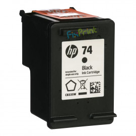 Cartridge LOOSEPACK 74 Black CB335WA (Tanpa Box), Tinta Printer HP Deskjet D4260 D4360 Photosmart C4280 C4345 C4380 C4480 C4580 C4599 C5280 AiO D5360 Officejet J5780 J6480 Original HP