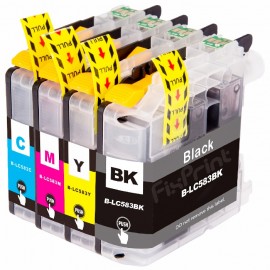 Cartridge Xantri Bro LC583Y LC583Y LC 583 Yellow, Tinta Printer Bro MFCJ2510 MFCJ3520 MFCJ3720