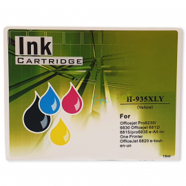 Cartridge Xantri HPC 935XL Yellow Chip, Printer HPC Officejet Pro 6230 6830 6835