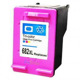 Cartridge Xantri HPC 682XL Color Chip, Tinta Printer HPC Deskjet 6000 6075 6078 6400 6475 6478 1200 2300 2700 4100 2335 2336 2337 1216