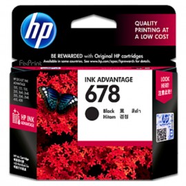 Cartridge Original HP 678 Black CZ107AA, Tinta Printer HP Deskjet 1515 2515 2545 4515 1015 1018 1515 1518 2515 2545 2548 2645 2648 3515 3545 3548 4515 4518 4645 4648 All-in-One