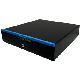 Cash Drawer CD408, IWare Laci Kasir CD-408 RJ-11 (HITAM - BIRU)