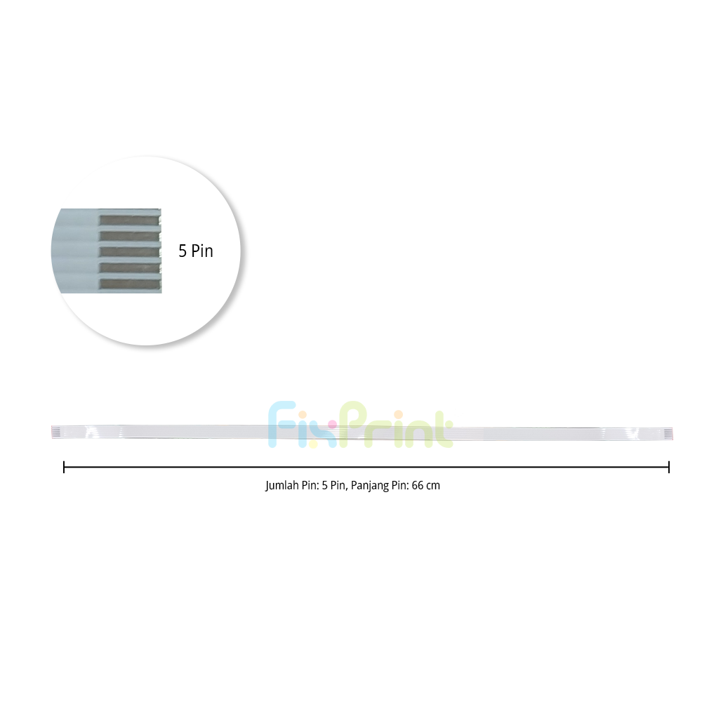 Kabel DInamo Scanner L3110 L3116 L3210 L3150, Cable Flexible Motor Scanner Printer EP L3110 L3116 L3210 L3150 (5 Pin)