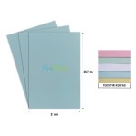 Kertas Brief Card A4 160gr isi 20Lmbr Biru Muda, Kertas Manila BC (Brief Card) A4 210mm x 297mm For Inkjet Laserjet isi 20Lmbr Paper Brief Light Blue