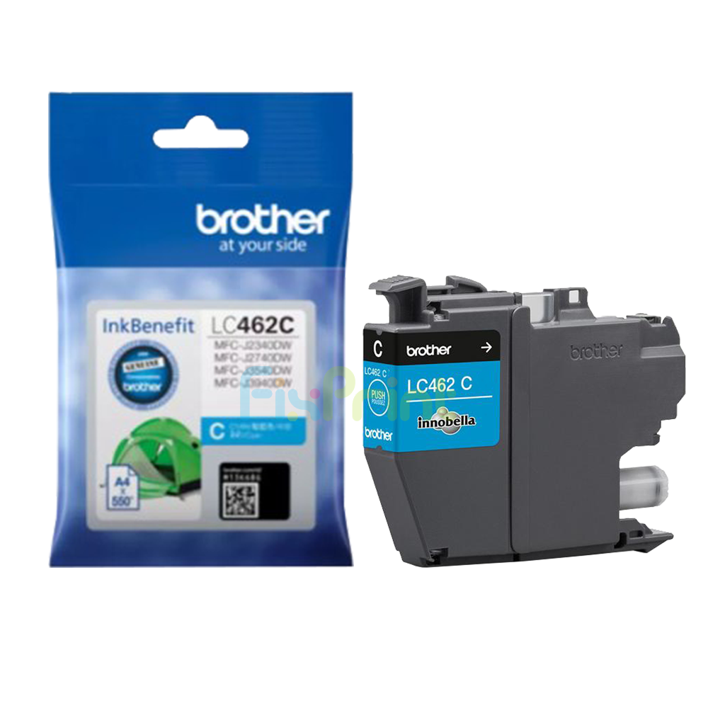 Cartridge Original Brother LC-462 LC462C Cyan, Tinta Printer Brother MFC-J2340DW MFC-J2740DW MFC-J3540DW MFC-J3940DW