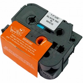 Label Tape Casette Xantri Black On White 36mm TZE261 TZE 261 Laminated Printer Bro PTD600 PTE500 PTE550W PTH500LI PTP700 PTP750W PT330 PT350 PT520