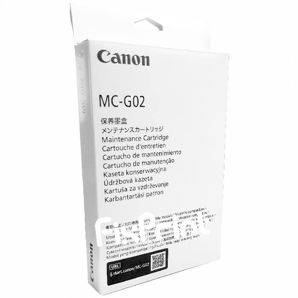 Maintenance Box Cartridge ORIGINAL MC-G02 MCG02, Waste Tinta Printer Canon G1020 G2020 G3020 G3060 G570 G670 Part Number 4589C001