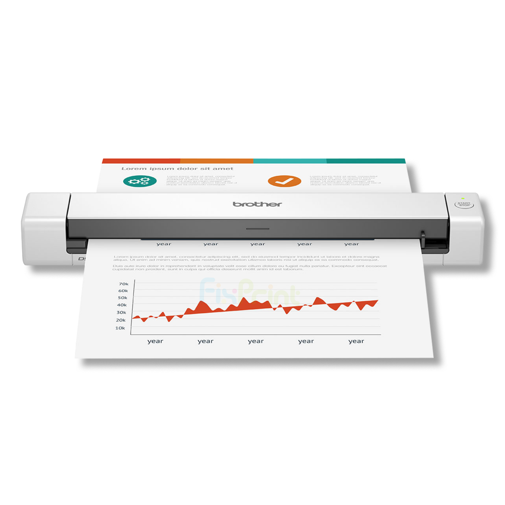 Scanner Brother DS-640 Original, Compact Mobile Document Scanner DS640 Original