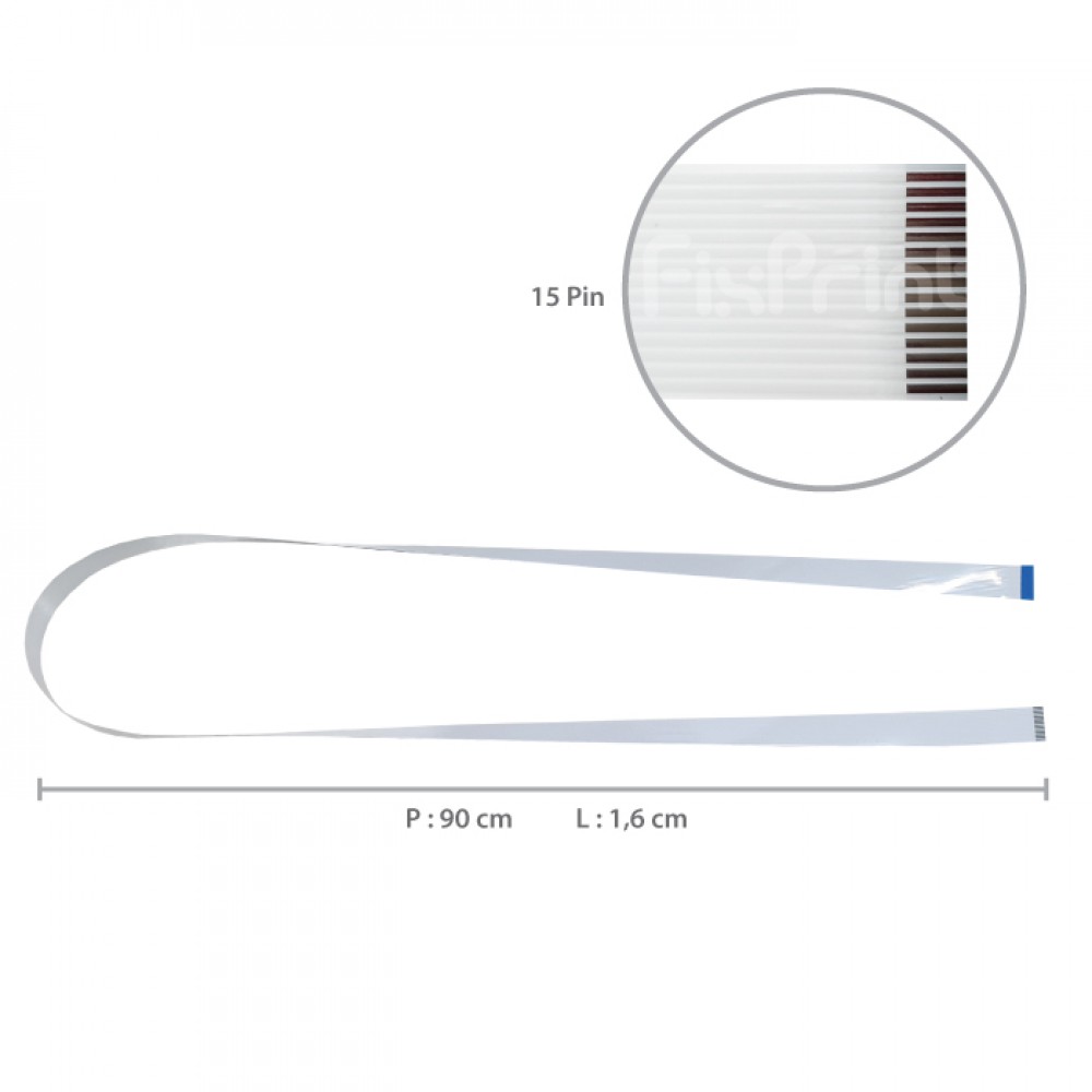 Kabel Sensor Head L1300 T1100 15pin, Kabel Flexible Sensor Head Printer EP T1100 L1300 15 Pin 