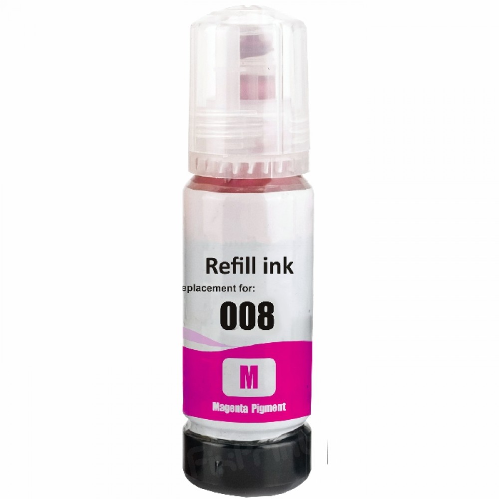 Tinta Compatible 008 70ml Pigment Magenta C13T06G300, Refill Printer EP L6550 L6570 L6580 L15150 L15160