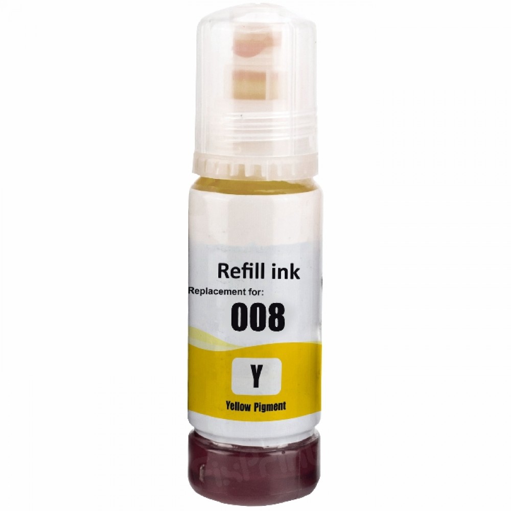 Tinta Compatible 008 70ml Pigment Yellow C13T06G400, Refill Printer EP L6550 L6570 L6580 L15150 L15160