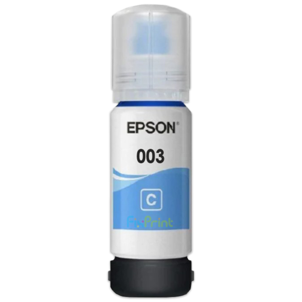 Tinta LOOSEPACK 003 Cyan 65ml (Tanpa Box), Tinta Refill Printer L1110 L3110 L3150 L5190 Original Epson