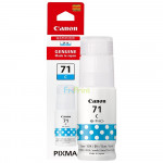 Tinta Canon Original GI-71 GI71C GI 71 Dye Base Cyan 70ml, Refill Printer PIXMA G1020 G2020 G3020 G3060 G2770 G3770 G4770 G1737