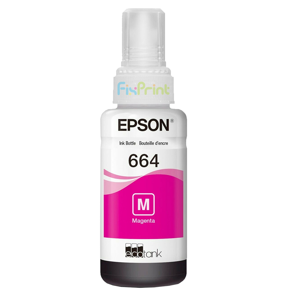 Tinta LOOSEPACK 664 t6643 Magenta 70ml (Tanpa Box), Tinta Refill Printer L380 L650 L460 L465 L480 L485 L605 L405 L455 L385 L805 L110 L210 L350 L800 L1300 L1800 L365 L310 L360 L220 L565 L120 L355 L550 L555 L100 L200 Original Epson