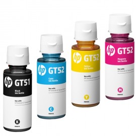 Tinta Refill HP Original GT52 Magenta M0H55A 70ml, Tinta Refill Printer HP DeskJet GT5810 GT 5820 All in One InkTank 115 310 315 319 350 415 419 410 SmartTank 450 510 550 610