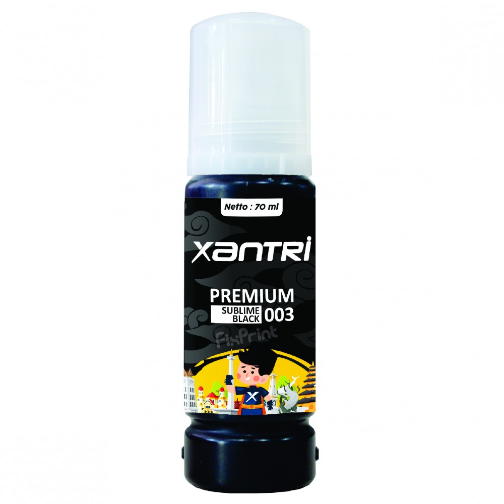 Tinta Xantri Sublim EP 003 Black 70ml, Printer EP L1110 L3110 L3150 L4150 L4160 L5190 L6160 L6170 L6190