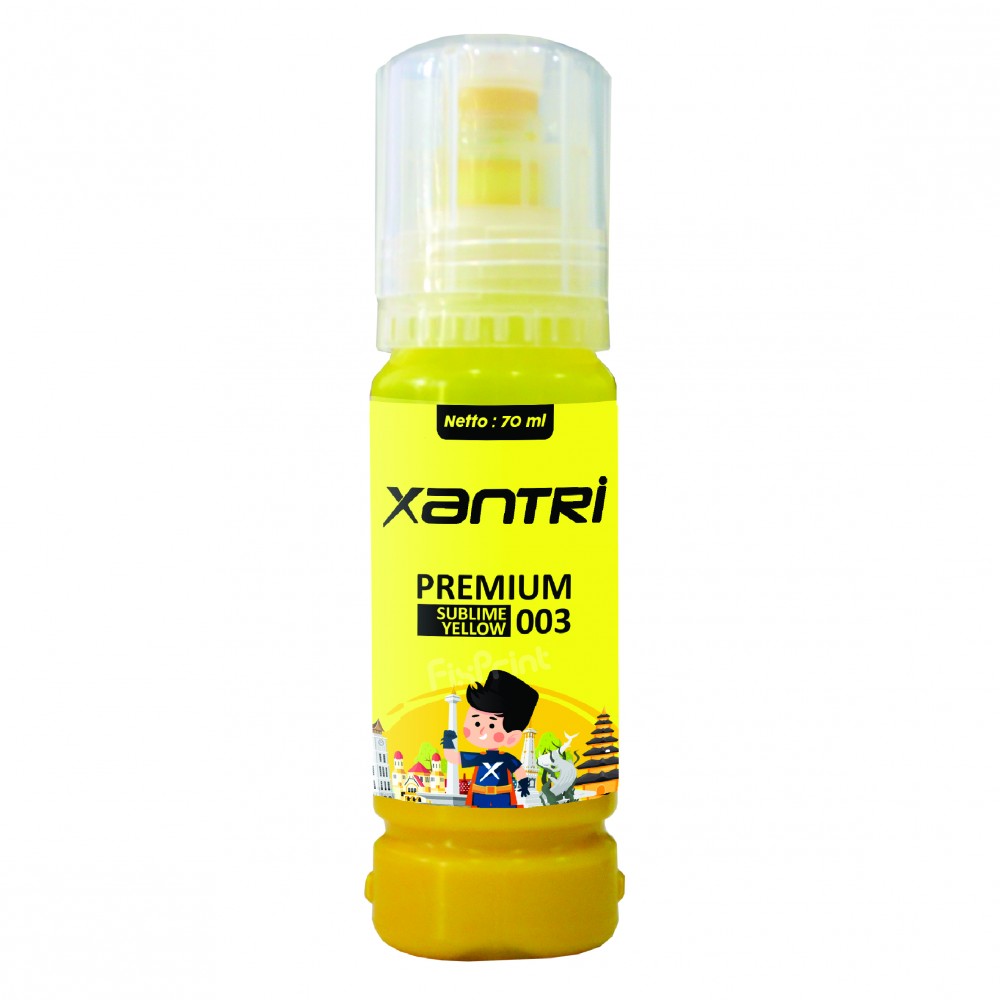 Tinta Xantri Sublim EP 003 Yellow 70ml, Printer EP L1110 L3110 L3150 L4150 L4160 L5190 L6160 L6170 L6190