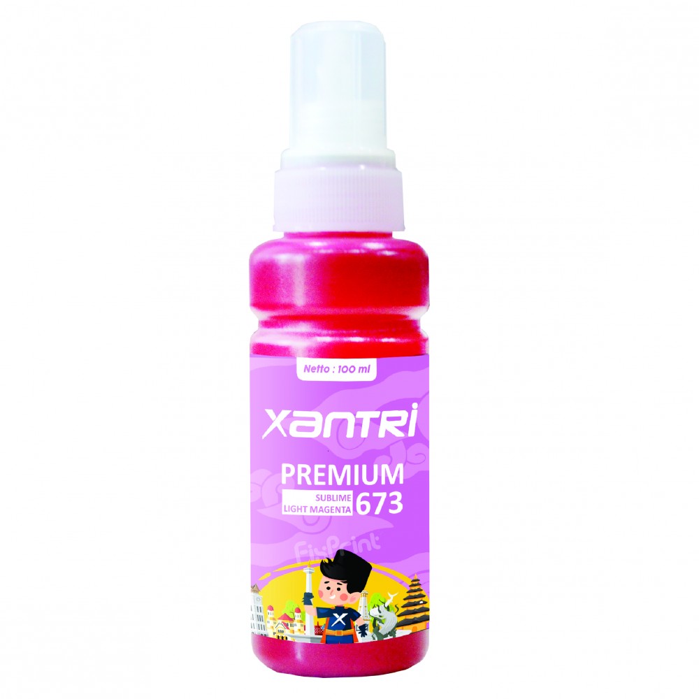 Tinta Xantri Sublim EP 673 Light Magenta 100ml, Printer EP L800 L805 L810 L850 L1300 L1800