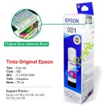 Tinta Refill Epson Original Ori 001 Magenta 70ml C13T03Y300, Tinta Refill Printer Epson L4150 L4160 L4260 L6160 L6260 L6170 L6270 L6190 L6290 L4266 L14150