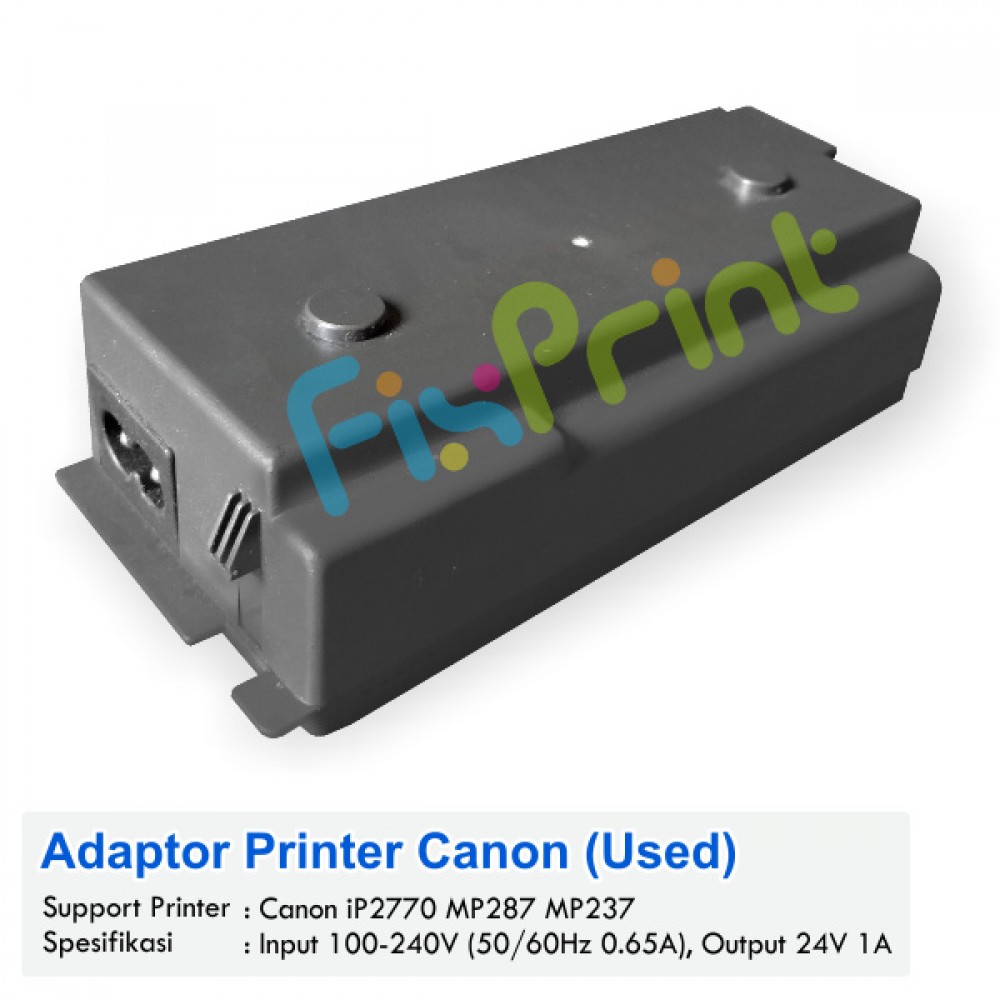 Adaptor Printer Canon iP2770 MP287 MP237 Used, Power Supply Canon 2770 Used